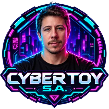 Vitor Mazzotini no logo da Cyber Toy S.A